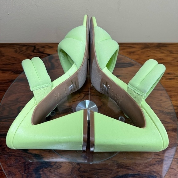 Open Edit Stella Sandal in Neon Green - Picture 12 of 16